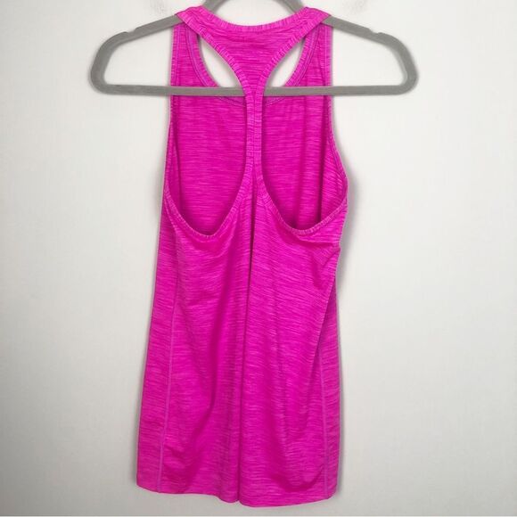 ATHLETA | Chi Shadow Stripe Bright Pink Skinny Racerback Tank Women’s Size XS - Picture 7 of 11